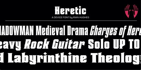 heretic sutra|heretic sutra font.